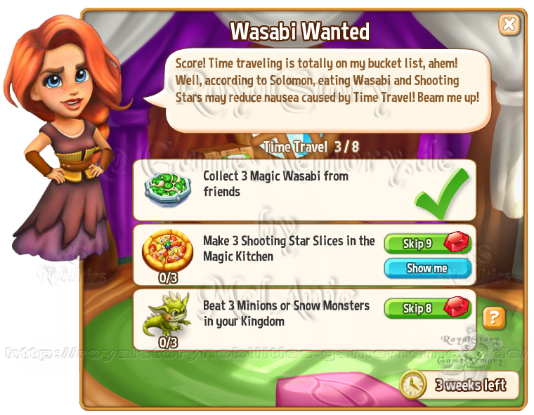 11 Wasabi Wanted