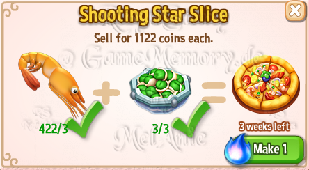 12 Shooting Star Slice