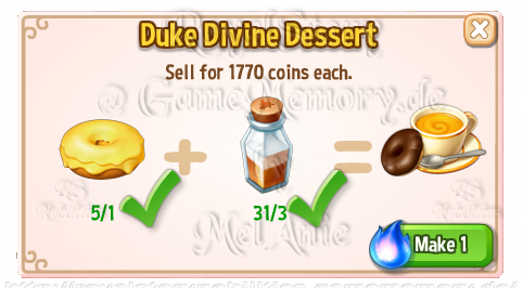17 Duke Divine Dessert