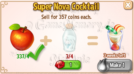 5 Super Nova Cocktail