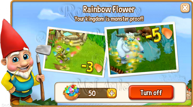 Rainbow Flower Your Kingdom is monster proof!