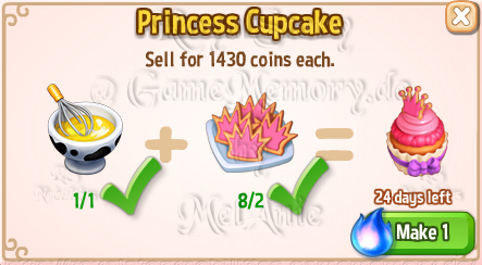 19 Crash N' Dash Princess Cupcake