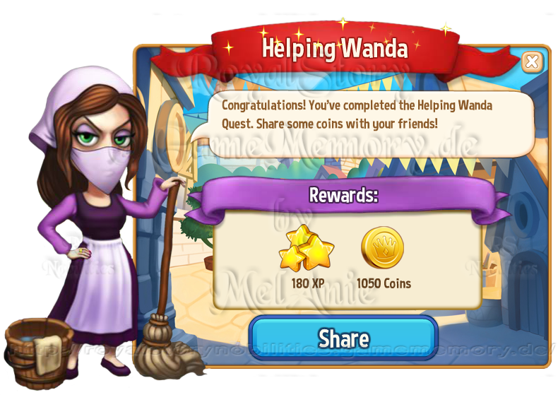 8 Helping Wanda finish