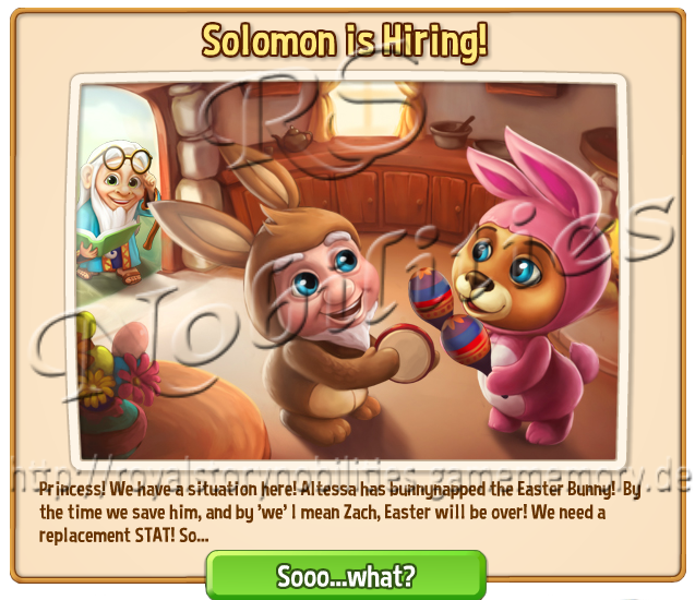 Easter2014 Solomon is Hiring