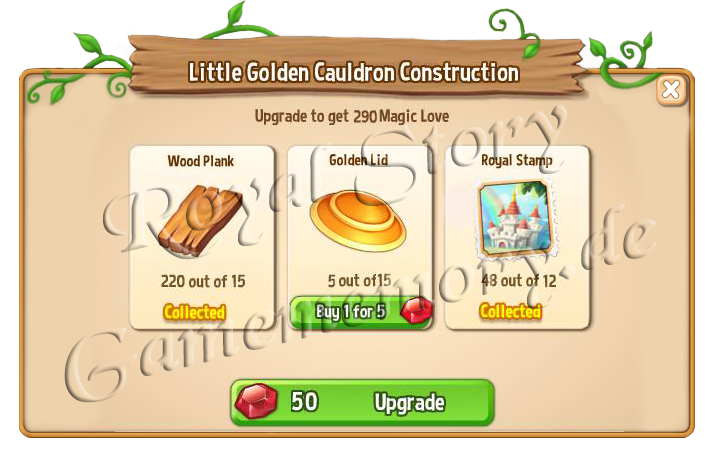 completet golden couldron compl10 290