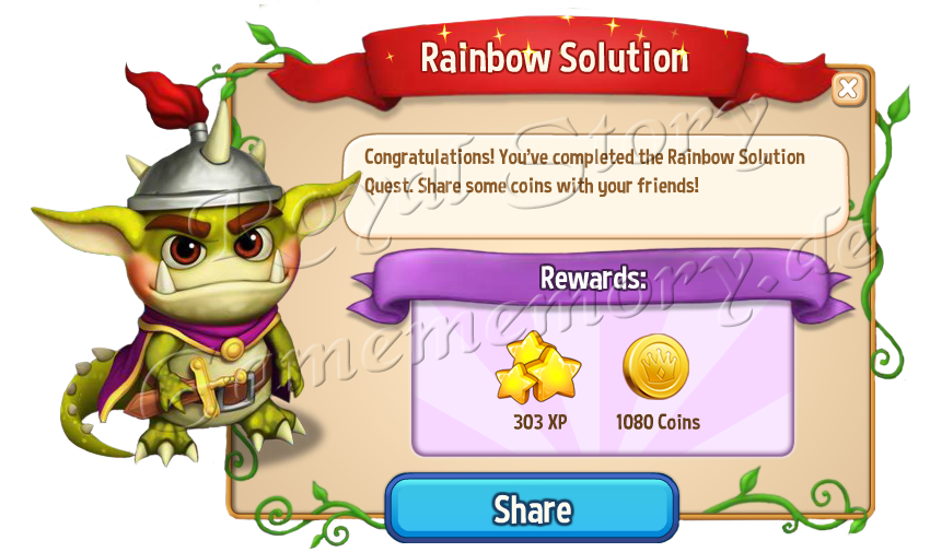 6 rainbow Solution fin