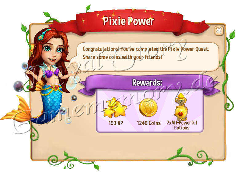 7 Pixie Power fin