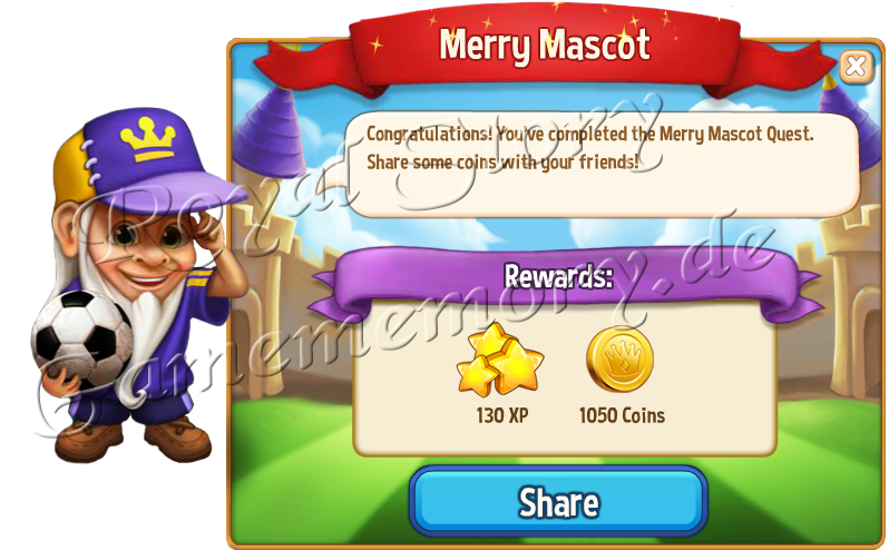 8 Merry Mascot fin