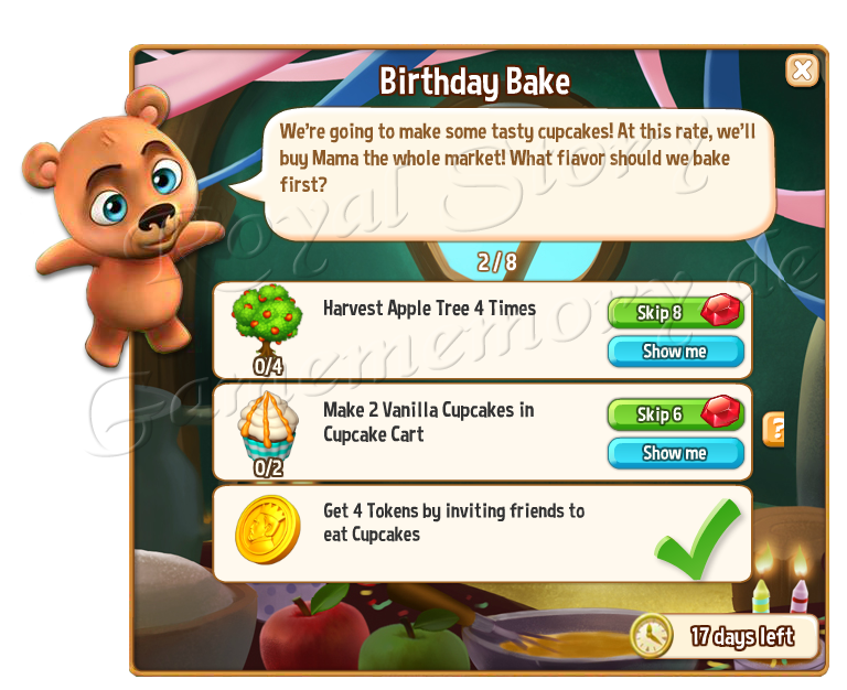 2 Birthday Bake