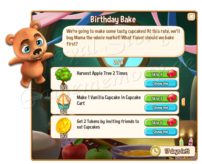 2 Birthday Bake
