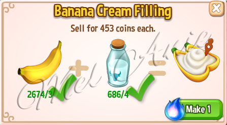 Banana Cream Filling
