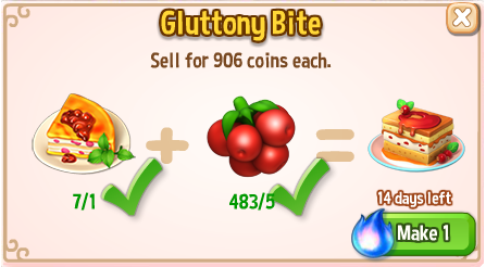 7 Gluttony Bite