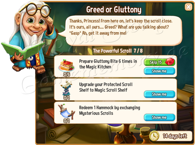 7 Greed or Gluttony