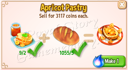 8 Apricot Pastry