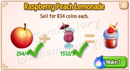 8 Food Hunt Raspberry Peach Lemonade