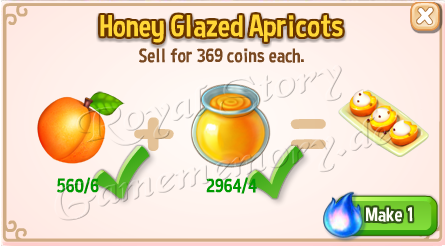 8 Honey Glazed Apricots