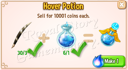 8 Out with a Bang Hover Potion