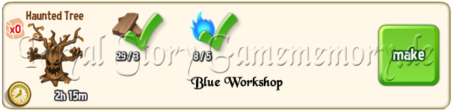 Haunted Tree Workshop blue