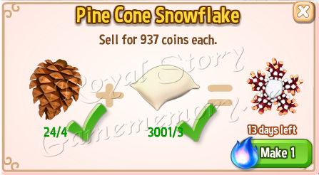Pine-Cone-Snowflakes