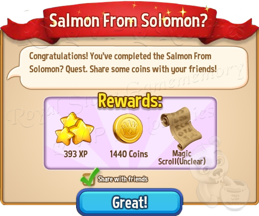 12 Salmon From Solomon fin