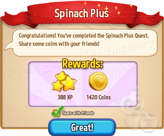 9 Spinach Plus fin